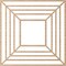 Ekena Millwork Raven Wood Fretwork Pierced Ceiling Medallion, Alder, 34"OD x 12 1/2"ID x 1/4"T CMWP34X34X0250RAAL - alternate 4